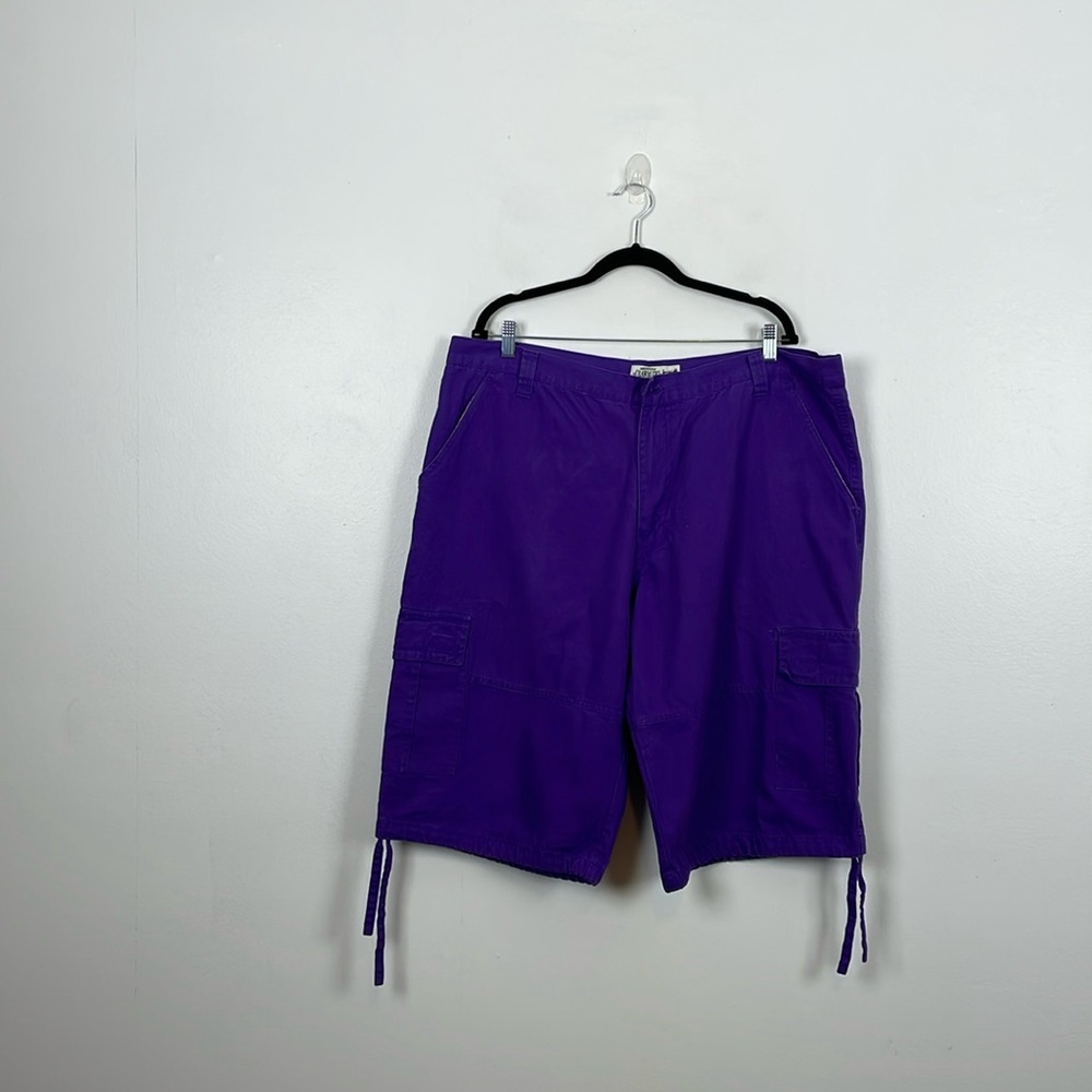 Raw Blue Cargo Drawstring Hem Swagnificent Baggy Drawstring Hem Mens 44 Shorts